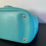 Gucci  Calfskin Medium Bright Bit Top Handle/Shoulder Tote, Turquoise - Preowned Photo 5