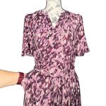 41Hawthorn LARGE Abstract Split Neck Waist Tie Pocketed Dress Photo 5