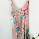 Privacy Please  Wilson Dress Pink Floral Midi Tropical Revolve Size Large L NWT Photo 6