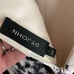 St. John  Collection Resort Floral Degrade Silk Peplum Dress Photo 9