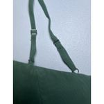 Azazie Tayla Floor Length Chiffon Sheath Dress Size A2 Eucalyptus Bridesmaid Photo 6