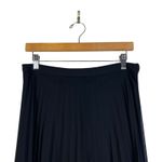 B Darlin B. DARLIN Black Pleated Maxi Skirt Flowy Sheer Overlay Women's Size Photo 1