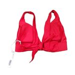 Everlane The Triangle Bikini Swimsuit Top Red Women’s Size L Large ReNew Photo 1