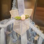 For Love & Lemons 💕💕 Bell Bow Underwire Bra ~ Blue 38C NWT Photo 11