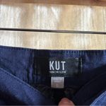 Kut From The Kloth Pippa Pleat Linen Trouser Wide Leg Pants Navy Blue NWT Size 0 Photo 4