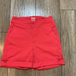 Helly Hansen Coral Pink Cuffed High Waist Outdoor Hiking Shorts Womens XS Photo 2