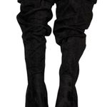 Black Knee High Heel Boots Size 7.5 Photo 1