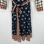 Eliza J NWT  Geo Print Belted Shirtdress Collar Midi Button Closure Bold Photo 4