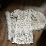 Reformation  Gina 100% Linen Mini Dress In Mildred Photo 7