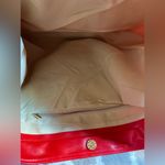 Red vegan handbag: brand new in package large faux leather bag by Grace Photo 2