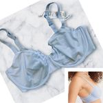 Aerie NWT*  Smoothez Balconette Mesh Underwire Bra; size: various color: Lt. Blue Photo 1