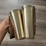 Open Edit  Kaia Knot Gold Platform Sandal 7.5 Women’s Metallic Chunky Heel Photo 6