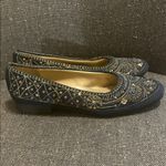Coldwater Creek  Navy Flats with Gold Detailing Photo 2