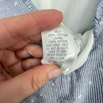 Storia  Light Blue Cottage Core Cotton V-Neck‎ Ruffled Short Sleeve Romper Medium Photo 7