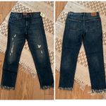 Lucky Brand  Sienna Distressed Boyfriend Jeans Ironato size 25 Frayed Hem NEW Photo 2