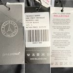 Relleciga NWT  Black One Piece Swimsuit Size Small Thong High Cut V Neck Bodysuit Photo 13