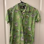 Jimmy Buffett Margaritaville Button Up Tee Green Size M Photo 0