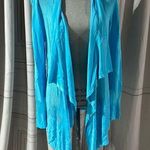 INC  Blue Open Cardigan - Size L Photo 0