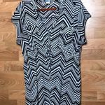 Siren Lily  Maternity XL Black & Silver Peplum Top Photo 0