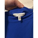 Dress the Population NEW Size Large Flare Pants Blue Business Party Club Preppy Photo 2