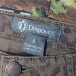 Democracy  brown leopard fringe ankle jeans size 6 Photo 1