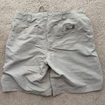 The North Face The TNF  khaki short hiking walking nylon 9 inch shorts size 4 Photo 4