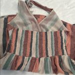 American Eagle  Outfitters Pink and Green Halter Maxi Sundress Photo 5