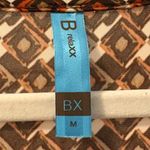 BX B Relaxx Geometric Brown Dress Long Sleeve Size Medium Photo 1