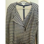 Lou & grey  Knit Moto Jacket Striped Coastal Parisian Minimalist Scandi Layers Photo 4