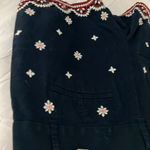 Loft  outlet- Navy red/white embroidered flower pattern- size 6 Photo 10