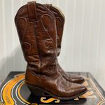Dan Post  Women’s Cowboy Boots Size 7 M Antique Tan Mignon Leather Mistie DP3211 Photo 4