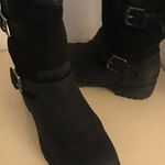 Blondo women black suede biker waterproof boots US 6.5 Photo 1
