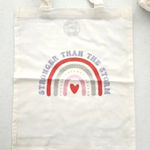Tote Bag Stronger Than The Storm White Photo 0