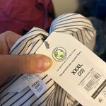 Time And Tru Nwt  Black Striped Classic Button Down Shirt Photo 2