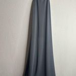 SKIMS  halter maxi dress gunmetal color size medium NWT Photo 0