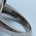 Vintage sterling silver & Sleeping Beauty turquoise ring size 7. Blue Photo 4