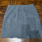 Chic Y2K 90 Mainframe women‎ Sz 9 Gray pinstripes herringbone Mini Skirt Size M Photo 0