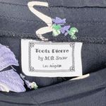 Vintage Toots Pierre Pleated Wide‎ Floral Pants Size M Blue Size M Photo 3