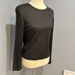 Dana Buchman Black and gold semi-sheer sparkle top going out NYE holidays bling party, Size M Photo 1