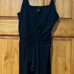 Revamped Black Shorts Sleeveless Romper Classic Woman’s One Piece Romper Size M Photo 1