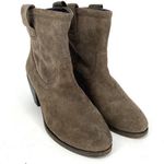 Ash Western Style Ankle Booties Suede Gray Womens Size 39 Photo 0