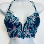 PINK - Victoria's Secret Victoria's Secret PINK‎ Date Push-up Longline Bra Size Small Tropical Multicolor Photo 0