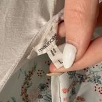 Maurice's Maurice’s White Floral Tank Top Blouse- Size Large Photo 3