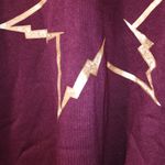 Torrid size 3 purple lightning star relaxed fit cozy fleece sweater nwt Photo 3