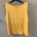 Norton Mcnaughton NWOT Knit Lightweight Sleeveless Sweater Yellow Gold XL Photo 5