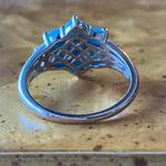Sleeping Beauty Turquoise Sterling Silver Ring Size 7 Blue Photo 4