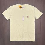 Carhartt Carhart loose fit heavyweight short sleeve pocket shirt with logo lime NWT S Photo 1