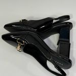Torrid Pointed Toe Slingback w Block Heel & Horsebit Buckle Black-8W Photo 2