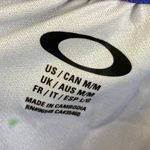 Oakley  Blue & Gray Burn Athletic Shorts Photo 3