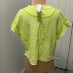 BDG Urban Outfitters Neon Green Waffle Knit Crop Top Size M Photo 1